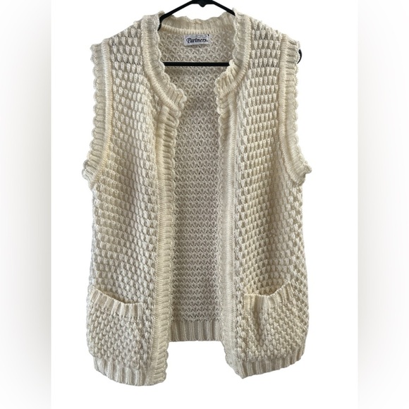 Vintage cottage core knit sweater cardigan - Picture 1 of 4